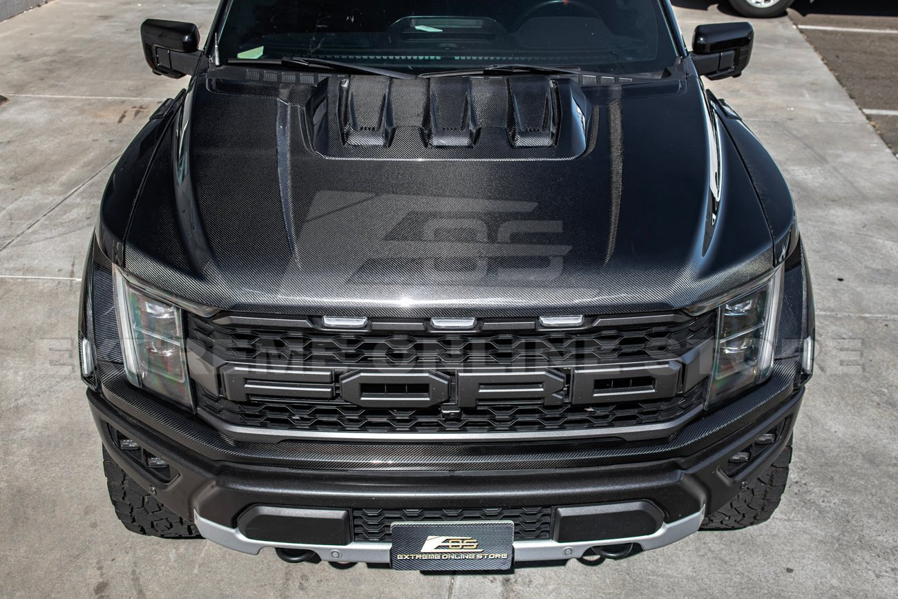 Ford F-150 Raptor Gen 3 Carbon Fiber Front Grille Trim 2021-2023