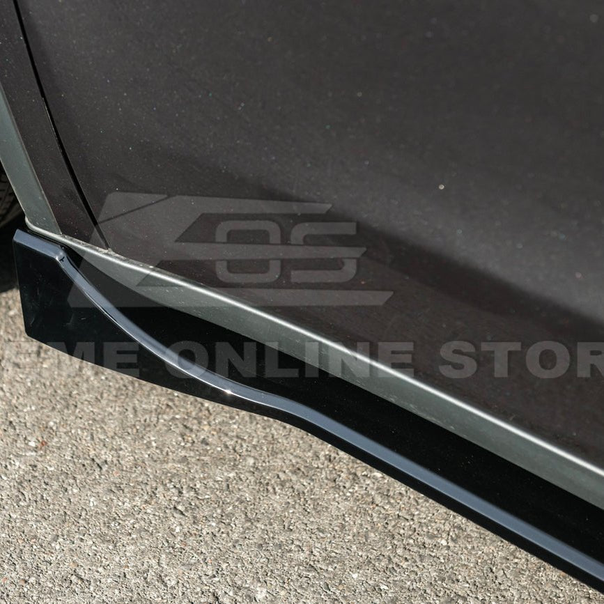 Tesla Model Y Track Style Gloss Black Front Lip Side Skirts Rear Spoiler Body Kit 2025-Up