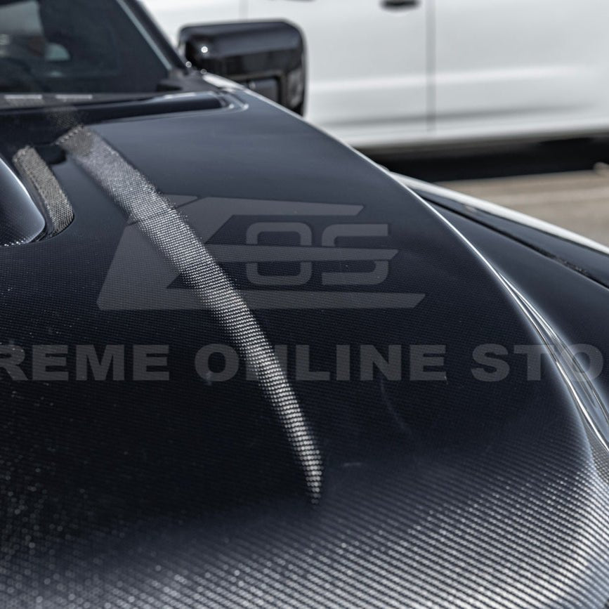 Ford F-150 Raptor Gen 3 Carbon Fiber Hood Cover 2021-Up