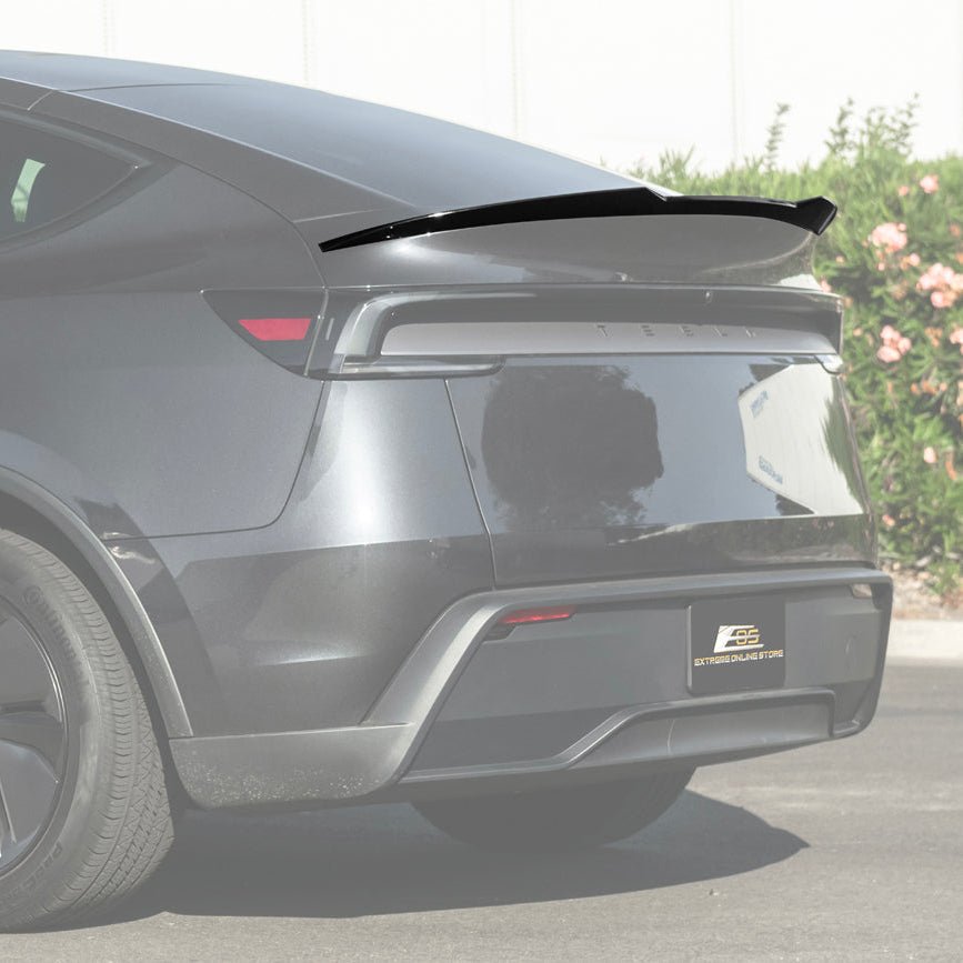 Tesla Model Y Track Style Gloss Black Rear Trunk Wing Spoiler 2025-Up
