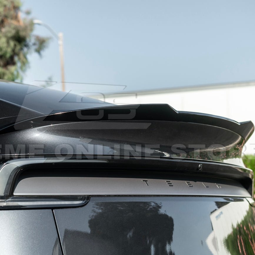 Tesla Model Y Track Style Gloss Black Front Lip Side Skirts Rear Spoiler Body Kit 2025-Up