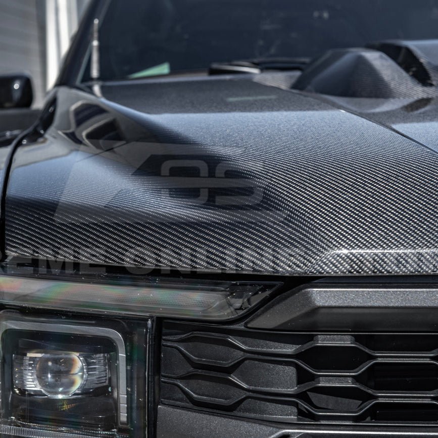 Ford F-150 Raptor Gen 3 Carbon Fiber Hood Cover 2021-Up