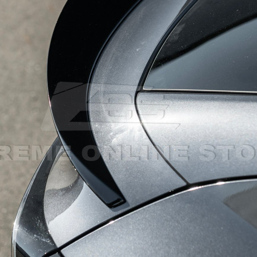 Tesla Model Y Track Style Gloss Black Rear Trunk Wing Spoiler 2025-Up