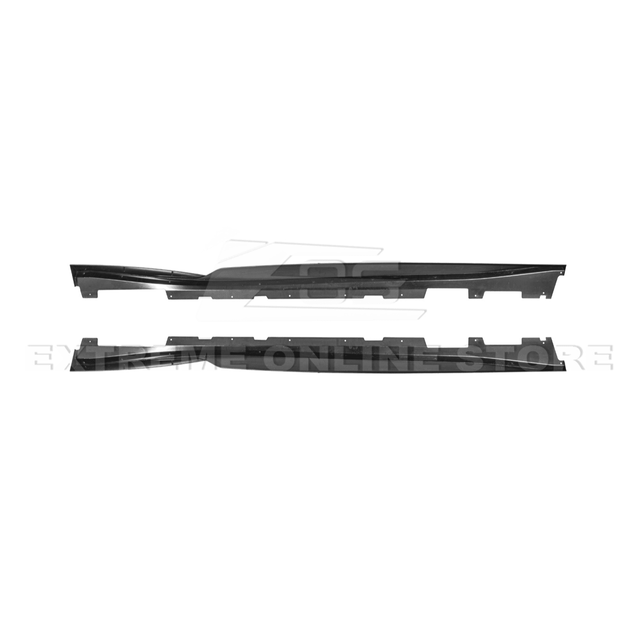 Chevrolet Camaro 6th Gen T6 Style Gloss Black Carbon Fiber Side Skirts 2019-2024