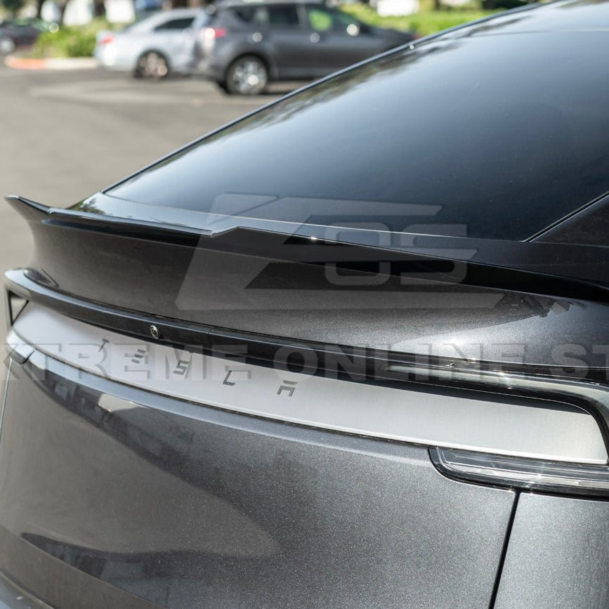 Tesla Model Y Track Style Gloss Black Rear Trunk Wing Spoiler 2025-Up