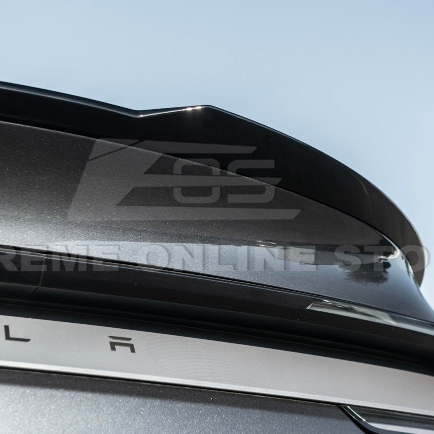 Tesla Model Y Track Style Gloss Black Rear Trunk Wing Spoiler 2025-Up