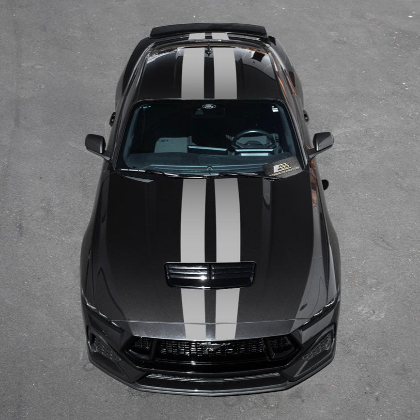 Ford Mustang S650 GT Rally Style Top Racing Stripe Vinyl Decal 2024-Up