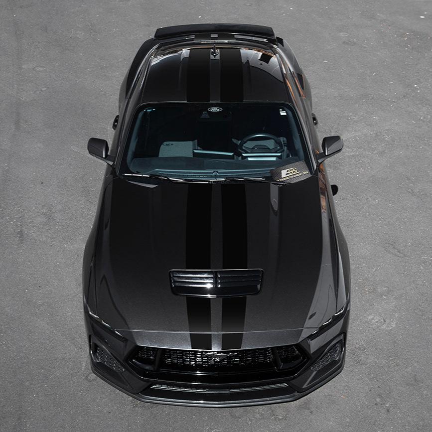 Ford Mustang S650 GT Rally Style Top Racing Stripe Vinyl Decal 2024-Up