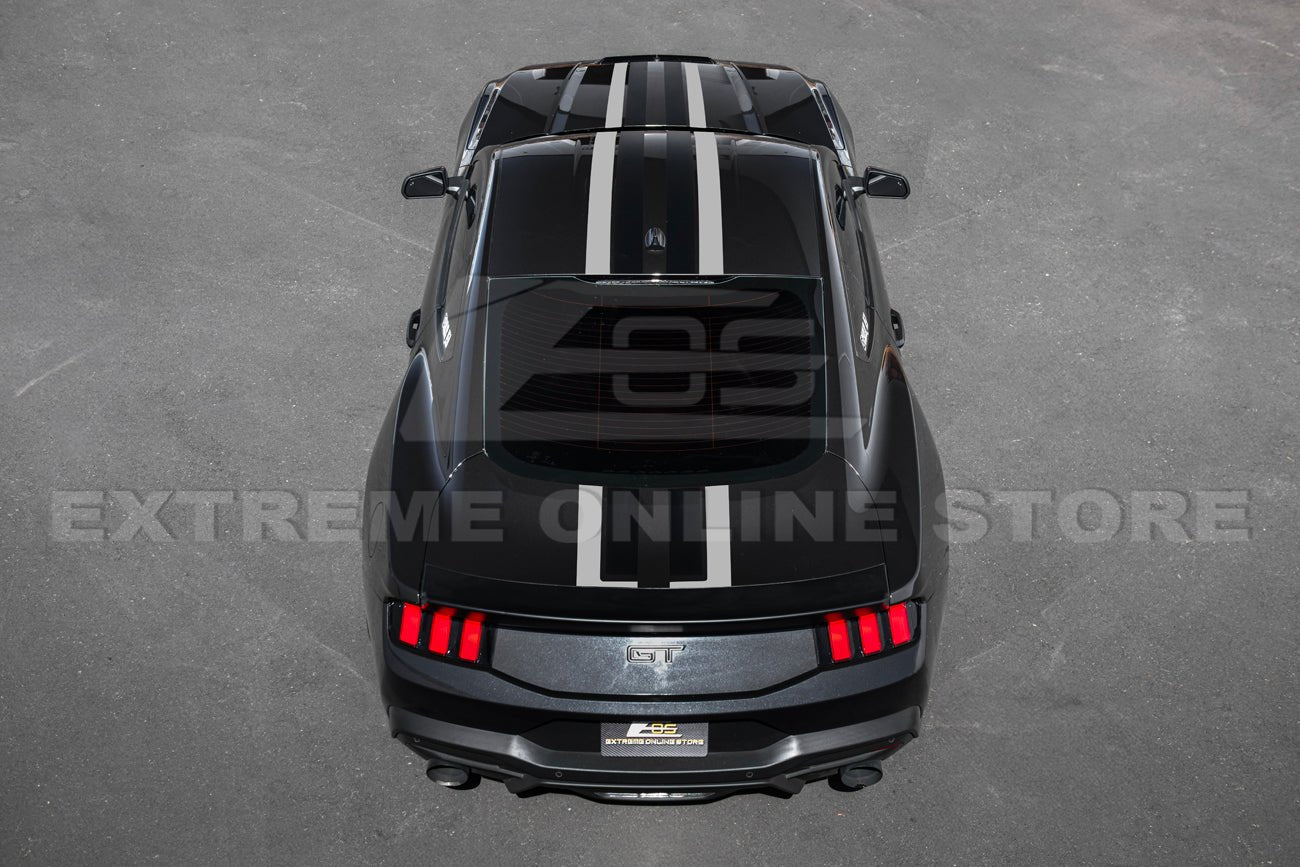 Ford Mustang S650 GT Rally Style Top Racing Stripe Vinyl Decal 2024-Up