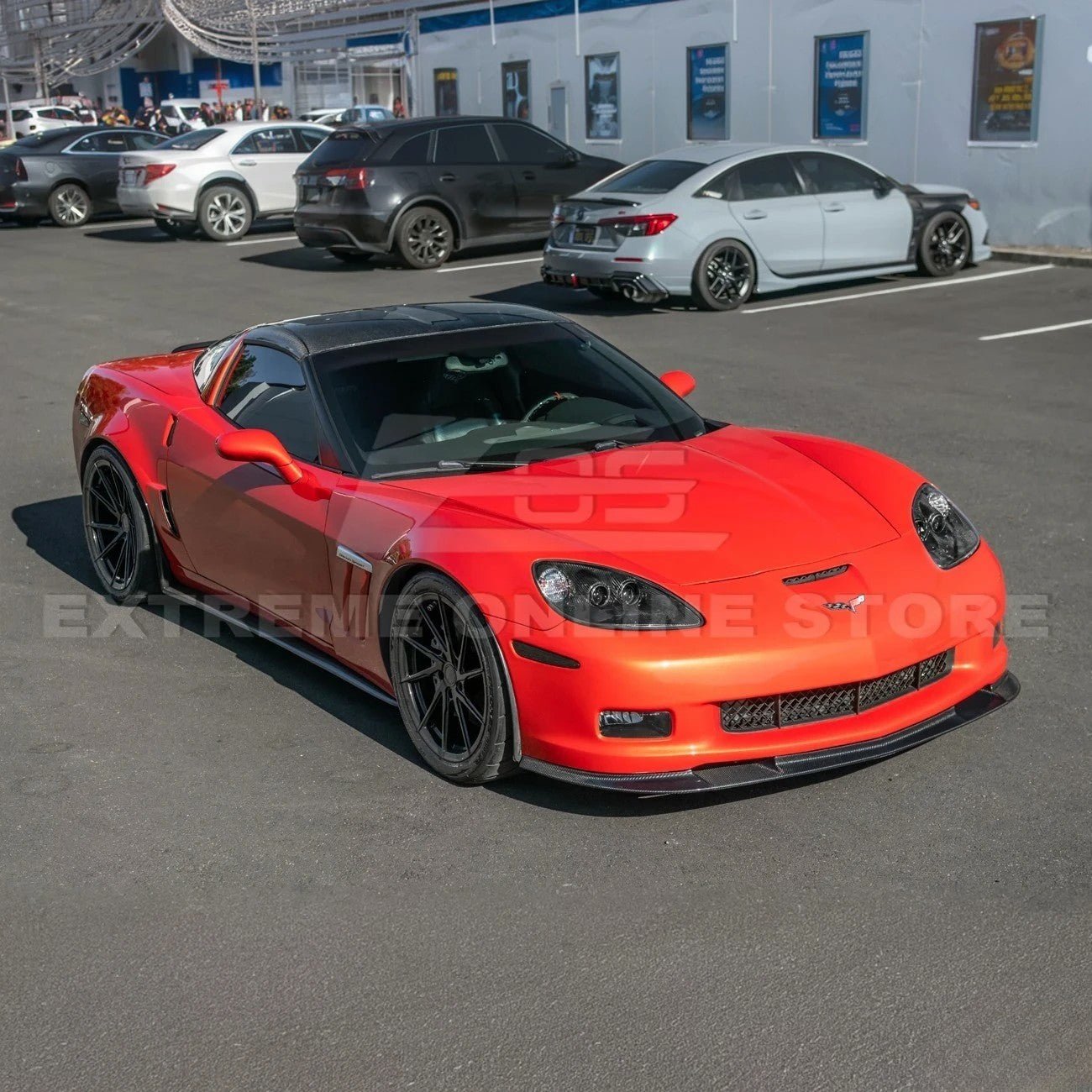 Chevrolet Corvette C6 OEM Style Clear Lens Painted Housing HID Headlights 2005-2013