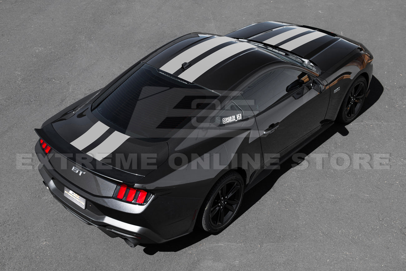 Ford Mustang S650 GT Rally Style Top Racing Stripe Vinyl Decal 2024-Up