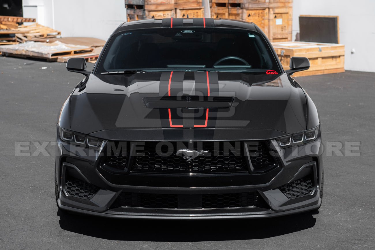 Ford Mustang S650 GT Rally Style Top Racing Stripe Vinyl Decal 2024-Up