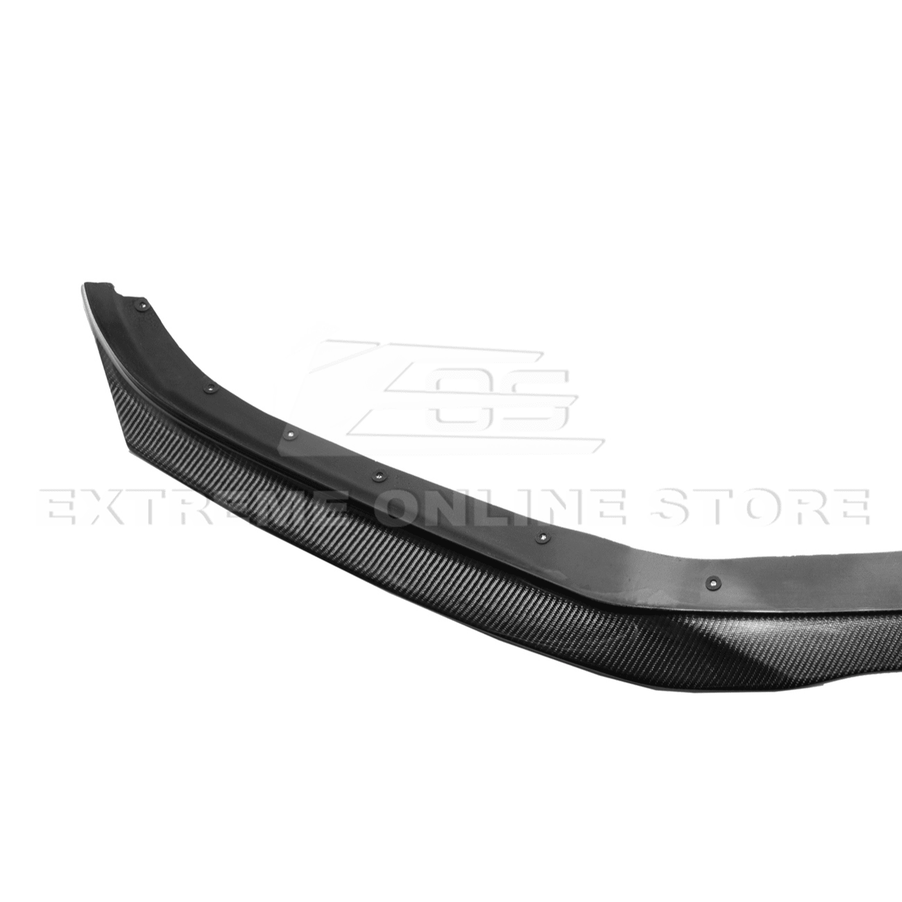 Chevrolet Camaro SS LT RS T6 Style Gloss Black Carbon Fiber Front Lip Splitter 2016-2024