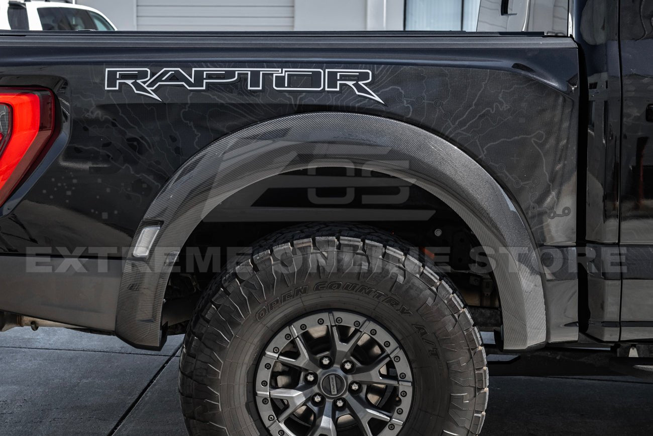 Ford F-150 Raptor Gen 3 Factory Replacement Carbon Fiber Fender Flares 2021-Up