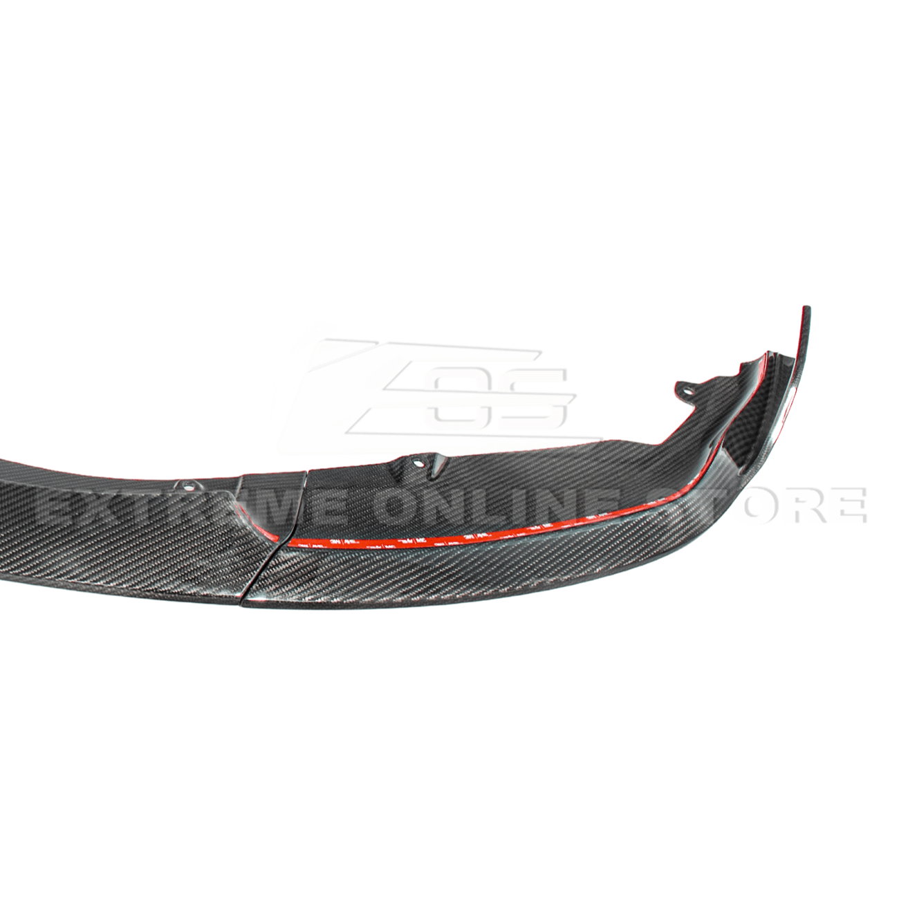 BMW G87 M2 TR Style 3PCS Dry Carbon Fiber Front Bumper Splitter Lip 2023-Up