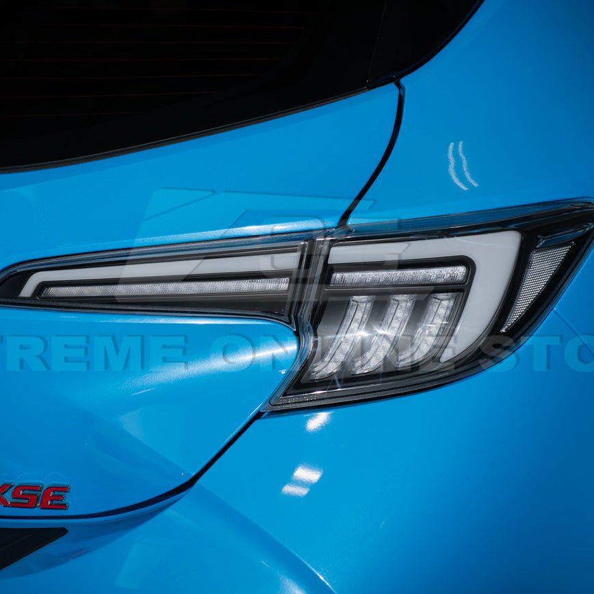Corolla Hatchback GR Sequential LED Clear Rear Taillights 2019-Up