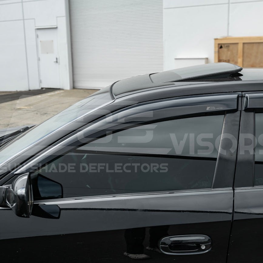 Cadillac CTS Sedan Smoke Tinted Side Window Rain Deflectors 2003-2008