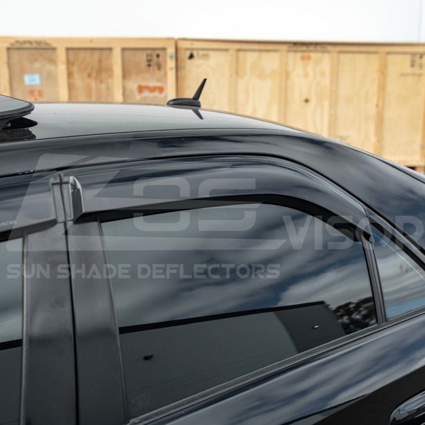 Cadillac CTS Sedan Smoke Tinted Side Window Rain Deflectors 2003-2008