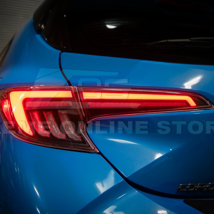 Corolla Hatchback GR Sequential LED Clear Rear Taillights 2019-Up