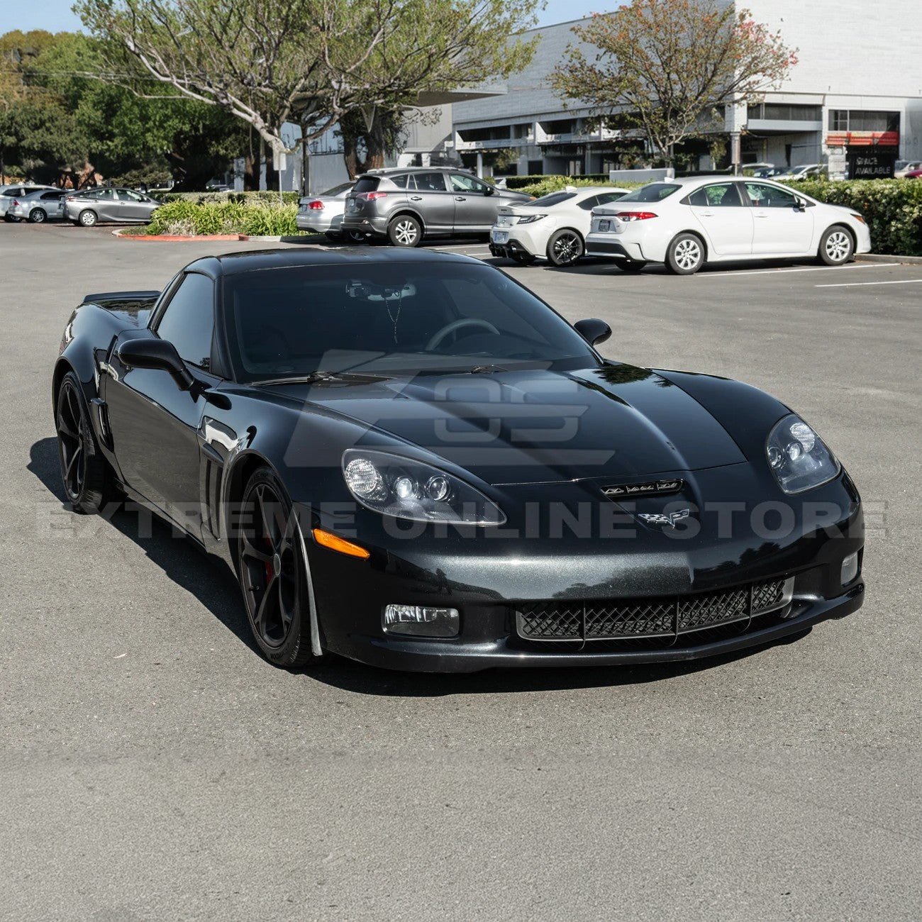 Chevrolet Corvette C6 OEM Style Clear Lens Painted Housing HID Headlights 2005-2013