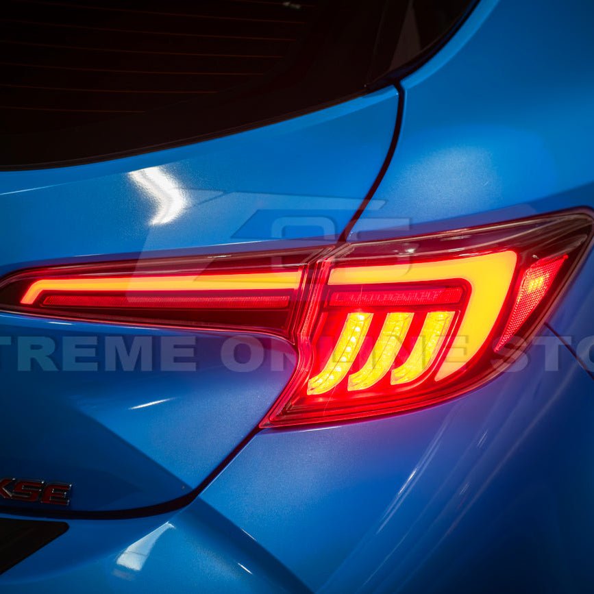 Corolla Hatchback GR Sequential LED Clear Rear Taillights 2019-Up