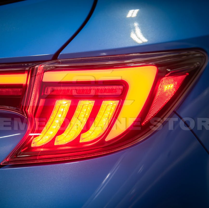 Corolla Hatchback GR Sequential LED Clear Rear Taillights 2019-Up