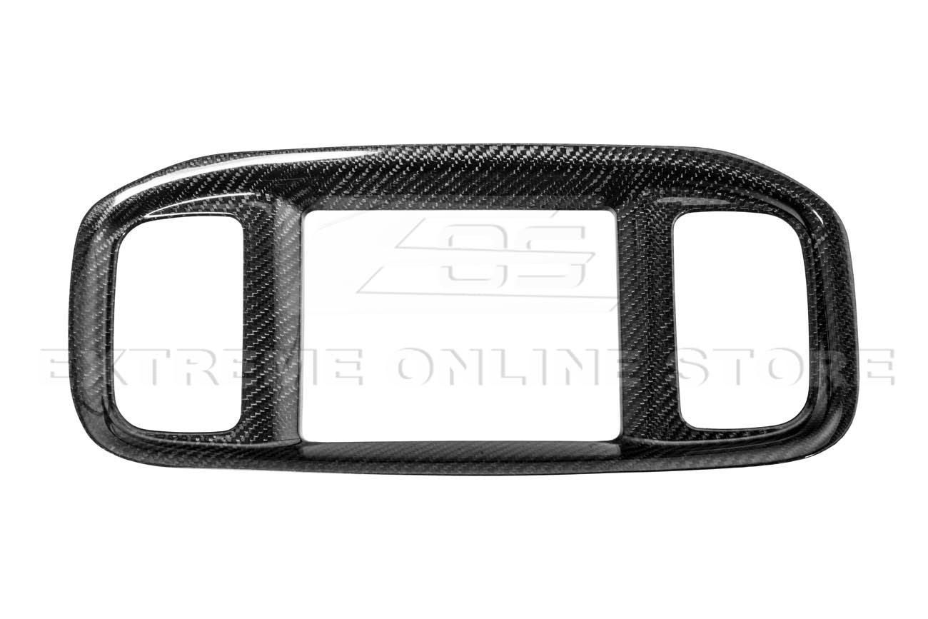 Dodge Charger Factory Style Carbon Fiber Navigation Monitor Cover 2015-2023