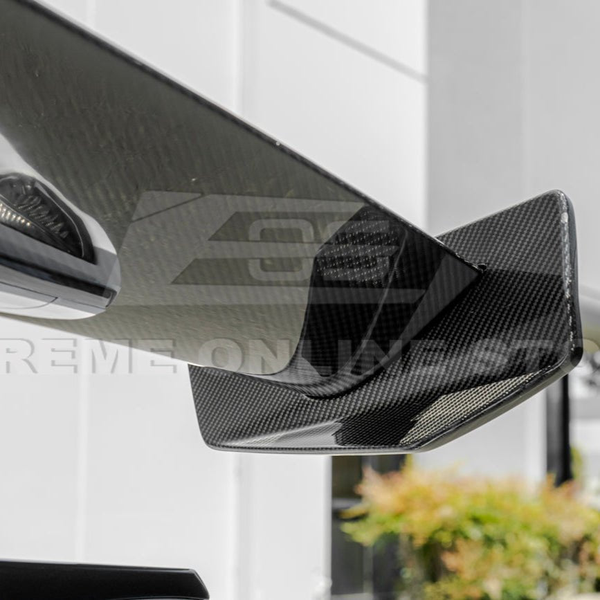 Chevrolet Corvette C7 ZR1 ZTK Style Extended Carbon Fiber Rear Wing Spoiler Kit 2014-2019