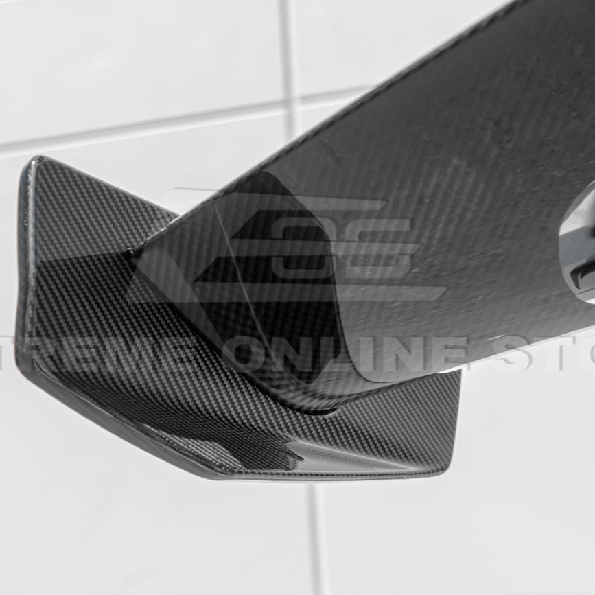 Chevrolet Corvette C7 ZR1 ZTK Style Extended Carbon Fiber Rear Wing Spoiler Kit 2014-2019