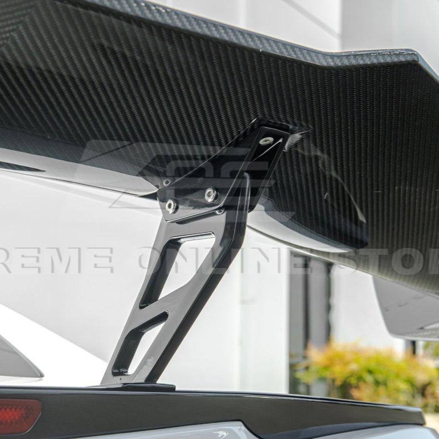 Chevrolet Corvette C7 ZR1 ZTK Style Extended Carbon Fiber Rear Wing Spoiler Kit 2014-2019