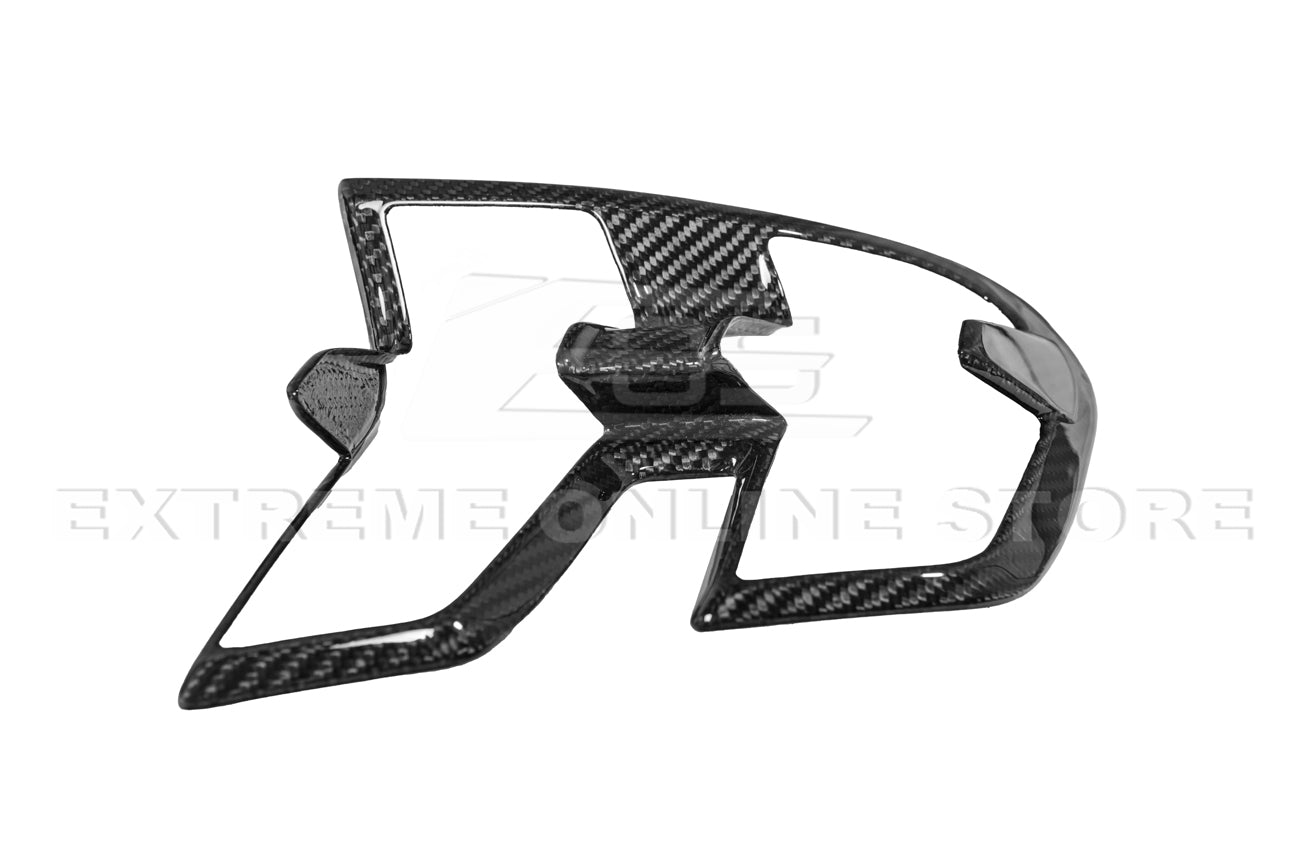 Ford Mustang Mach-E Factory Style Dry Carbon Fiber Rear Tail Light Bezel Covers 2021-Up