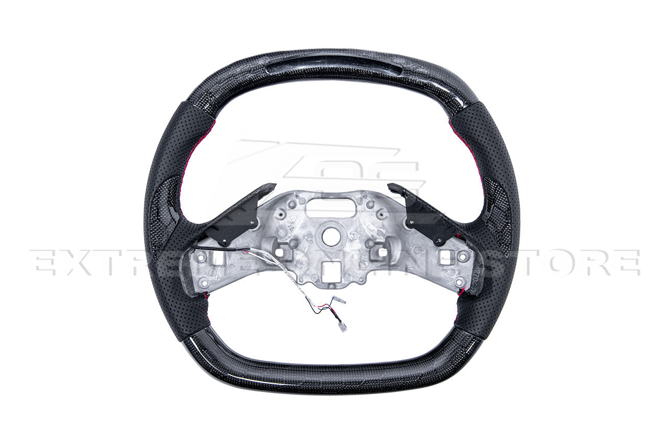 Corvette C8 Carbon Fiber Steering Wheel (Custom Order)