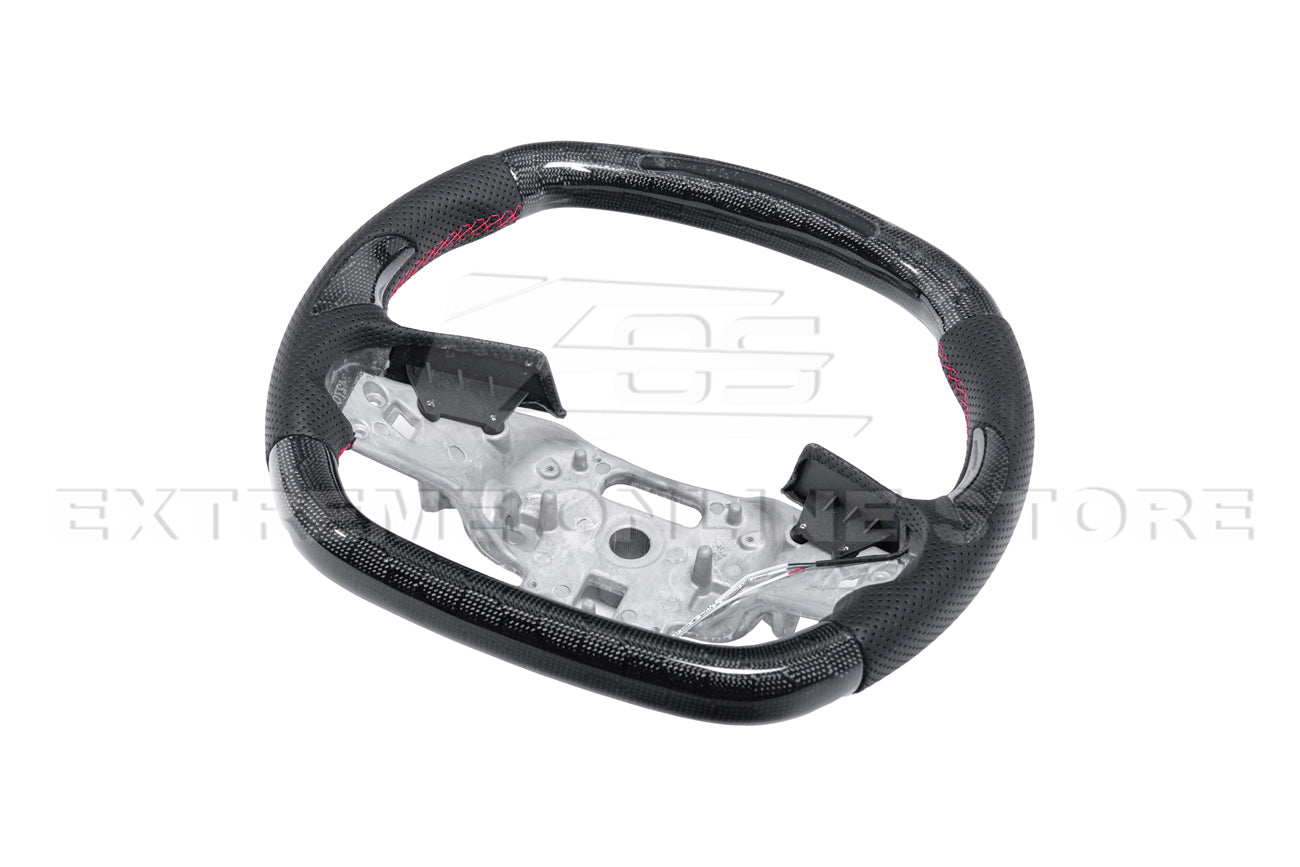 Corvette C8 Carbon Fiber Steering Wheel (Custom Order)
