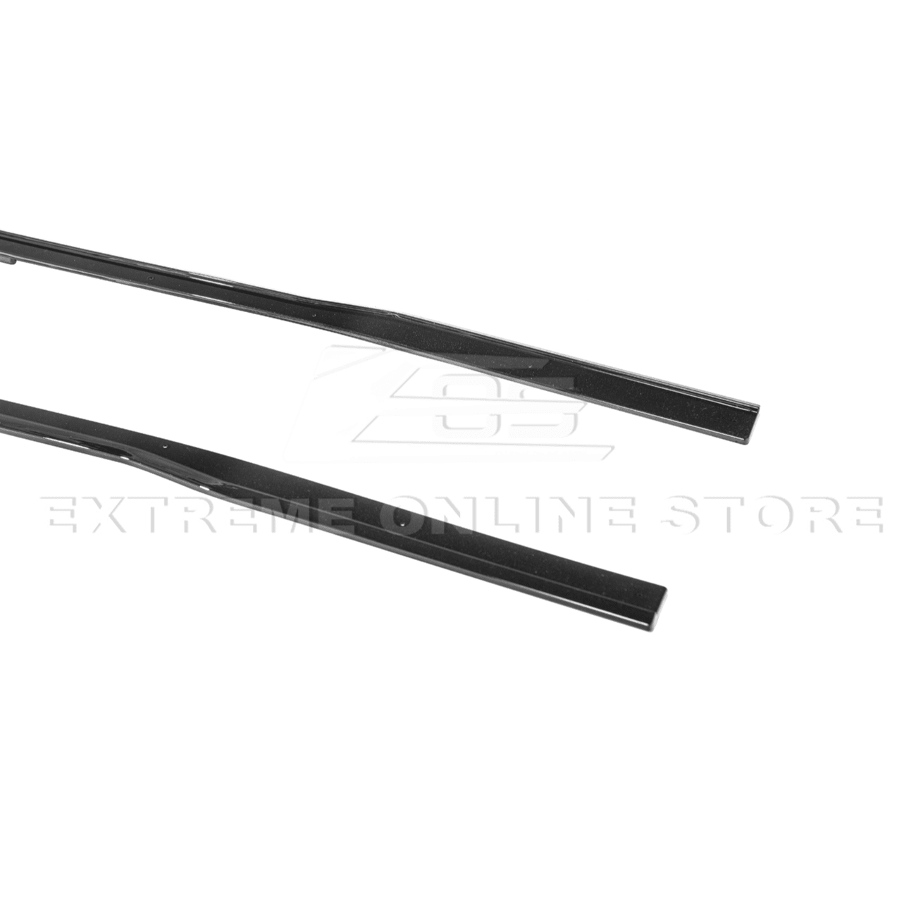 Ford Mustang S650 GT500 Style Gloss Black Add-On Side Skirts Extension 2024-Up
