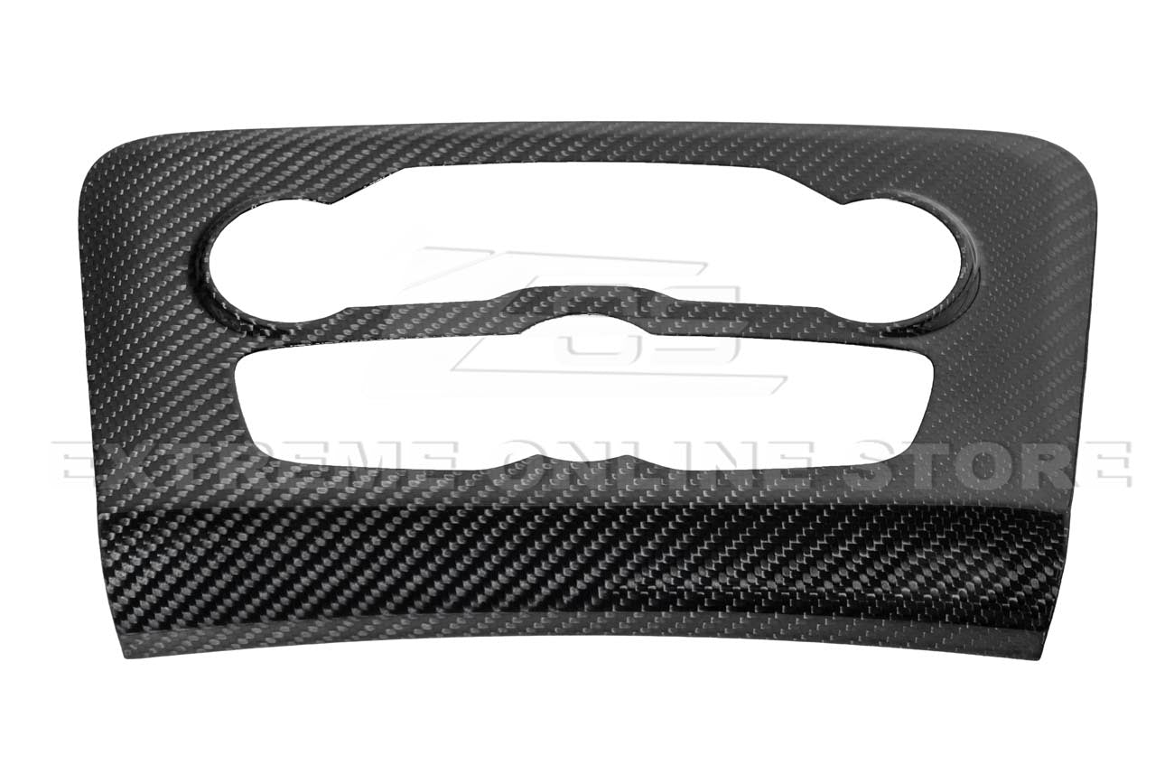 Dodge Charger Factory Style Carbon Fiber Center Console Audio Panel Cover 2015-2023