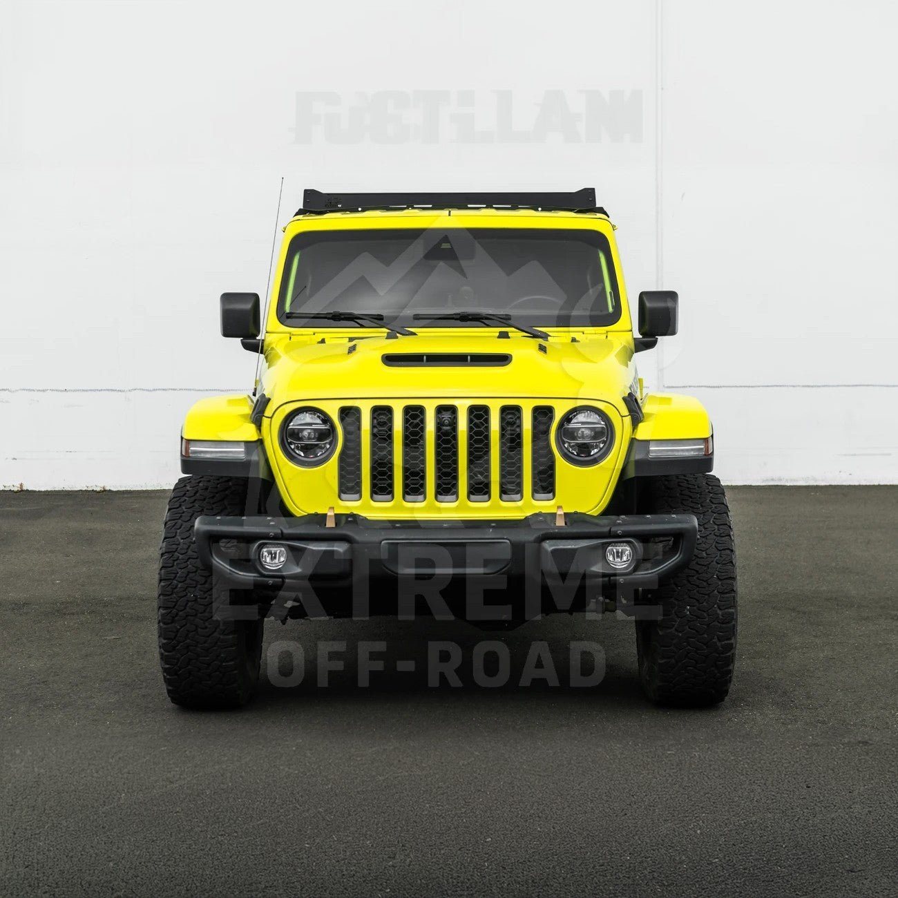 Jeep Wrangler JL Gladiator JT Carbon Steel Black Top Roof Cargo Rack 2018-Up
