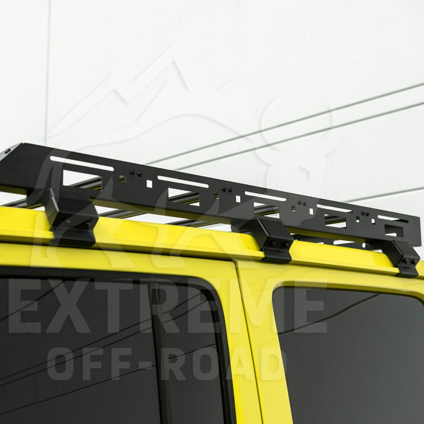 Jeep Wrangler JL Gladiator JT Carbon Steel Black Top Roof Cargo Rack 2018-Up