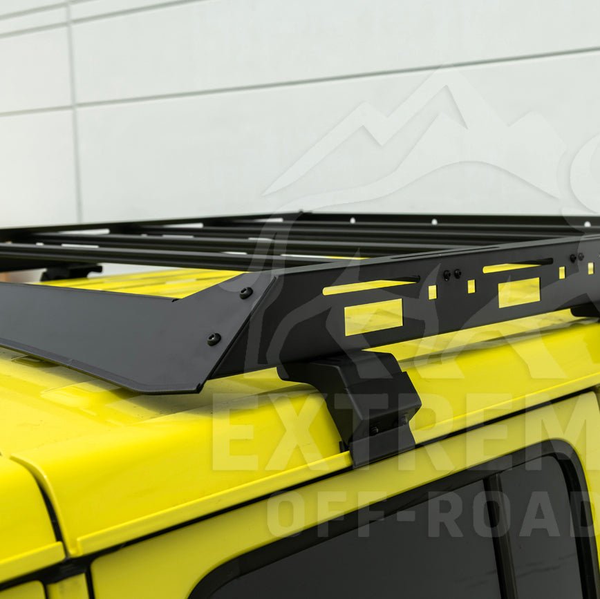 Jeep Wrangler JL Gladiator JT Carbon Steel Black Top Roof Cargo Rack 2018-Up