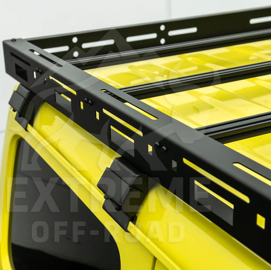 Jeep Wrangler JL Gladiator JT Carbon Steel Black Top Roof Cargo Rack 2018-Up