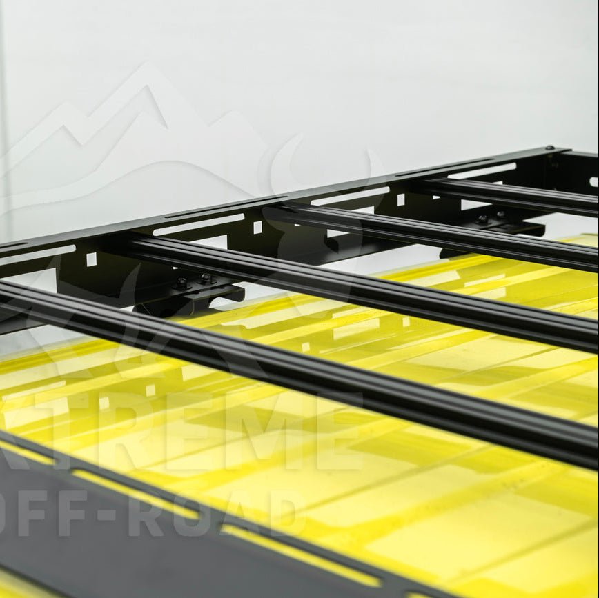 Jeep Wrangler JL Gladiator JT Carbon Steel Black Top Roof Cargo Rack 2018-Up