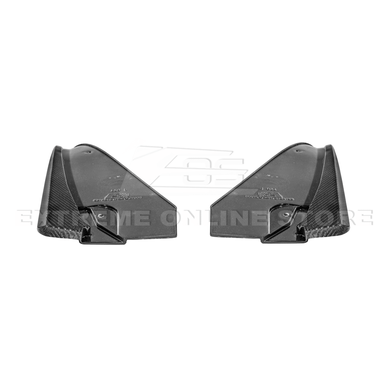 Cadillac CTS-V Carbon Fiber Front Mud Flaps Splash Guards 2016-2019
