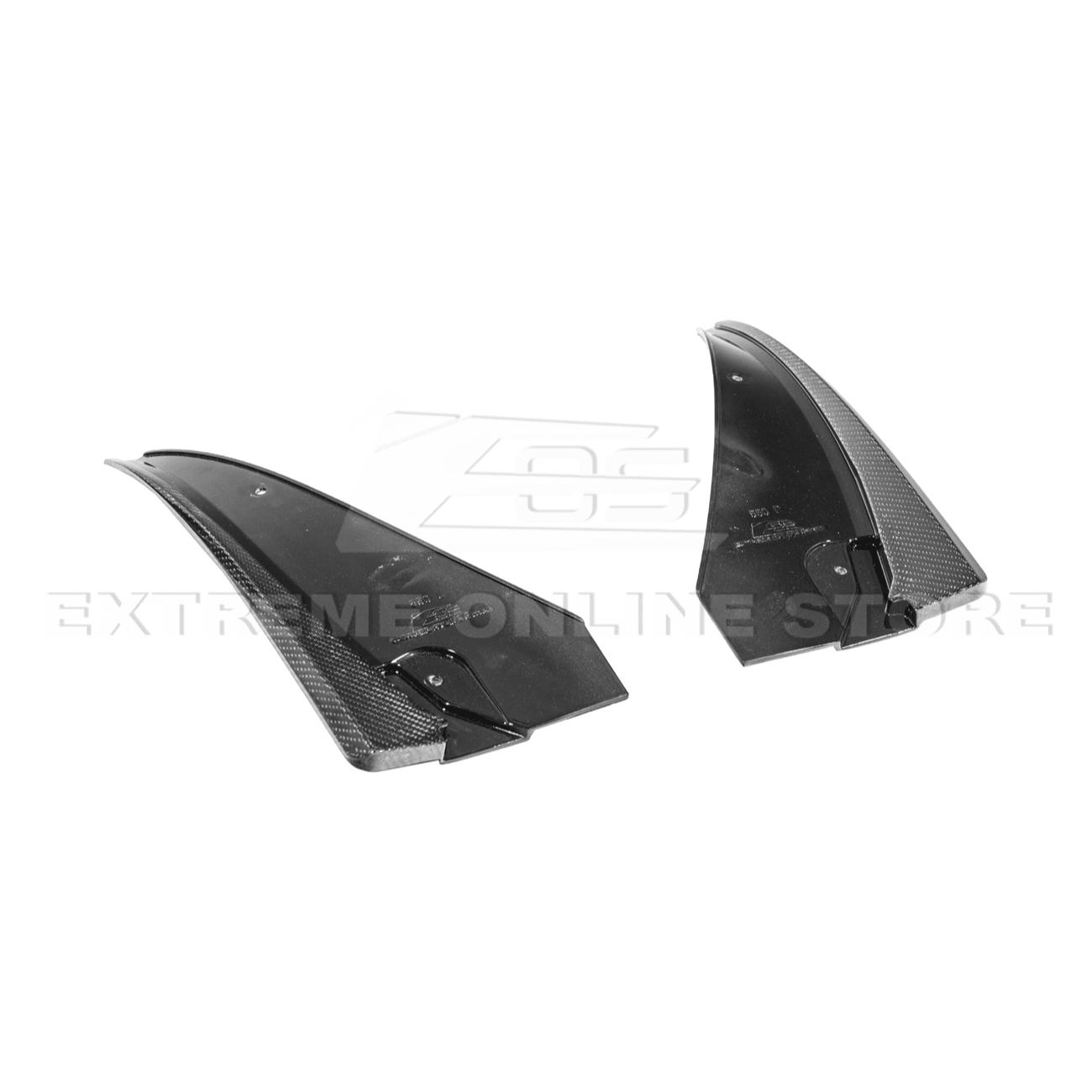 Cadillac CTS-V Carbon Fiber Front Mud Flaps Splash Guards 2016-2019