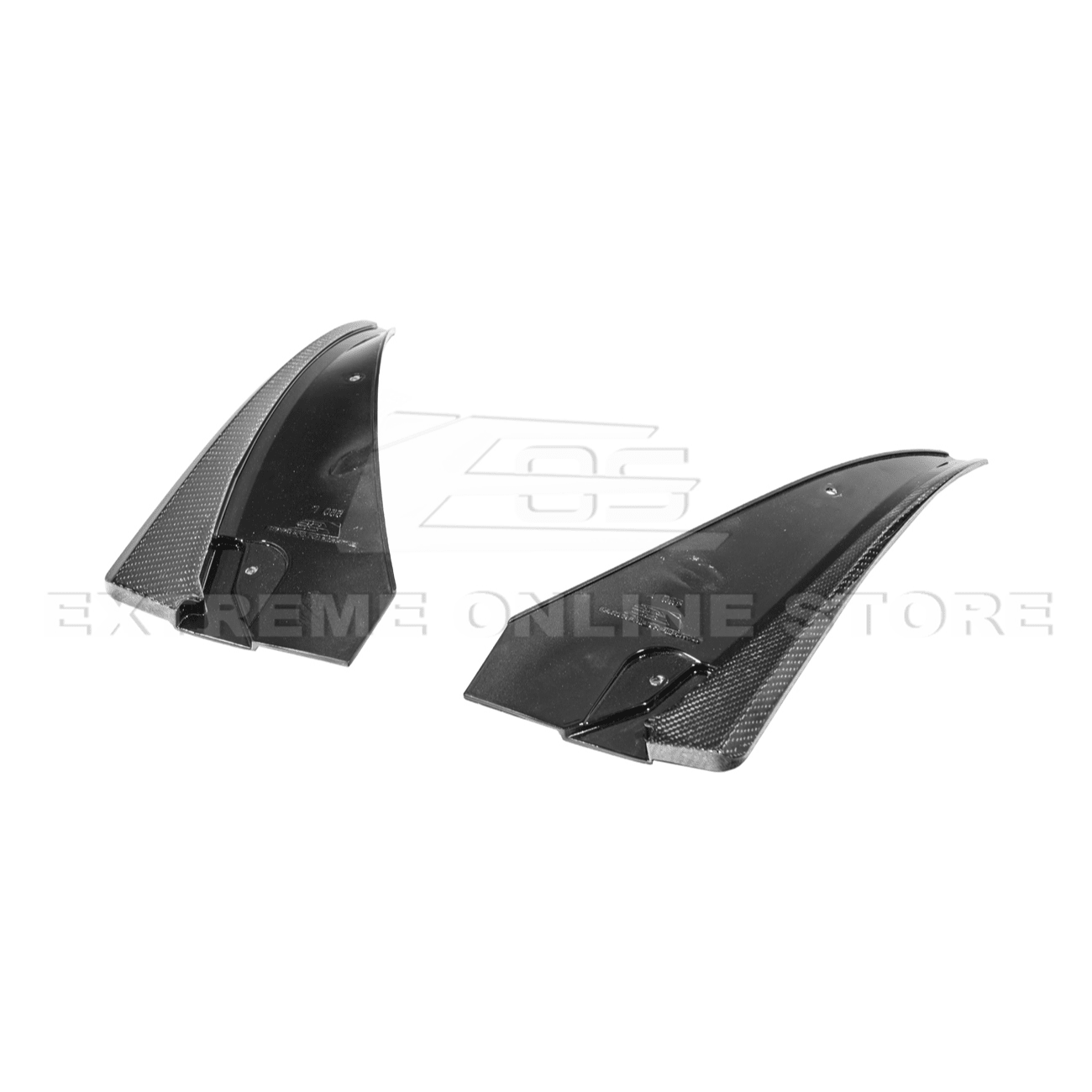 Cadillac CTS-V Carbon Fiber Front Mud Flaps Splash Guards 2016-2019