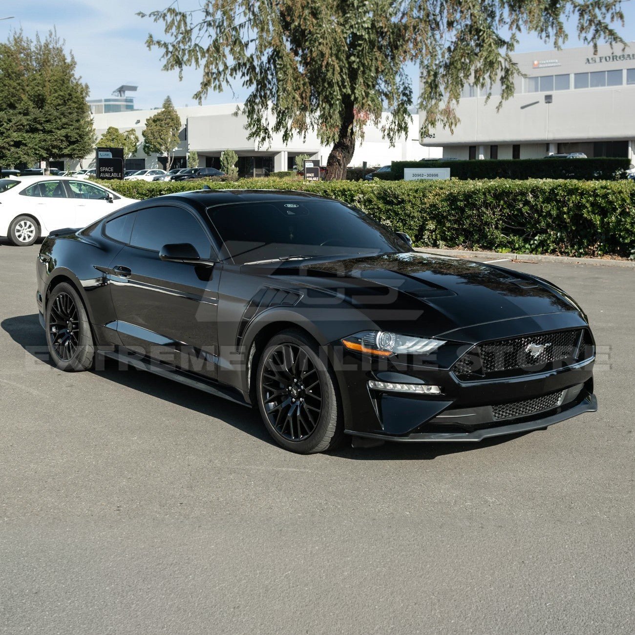 Mustang S550 GTD Style Primed Black Front Side Vented Fenders 2018-2023