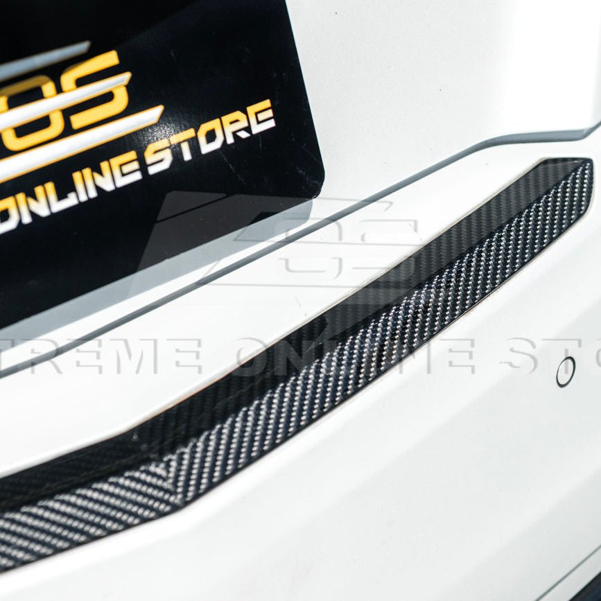 Cadillac ATS ATS-V Coupe Dry Carbon Fiber Rear Trunk Applique Insert Trim 2015-2019