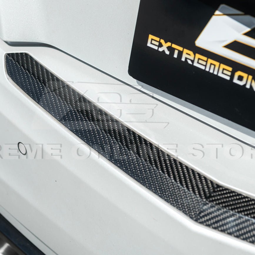 Cadillac ATS ATS-V Coupe Dry Carbon Fiber Rear Trunk Applique Insert Trim 2015-2019