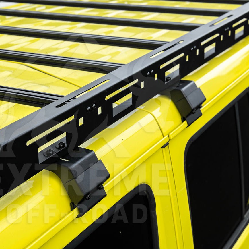 Jeep Wrangler JL Gladiator JT Carbon Steel Black Top Roof Cargo Rack 2018-Up