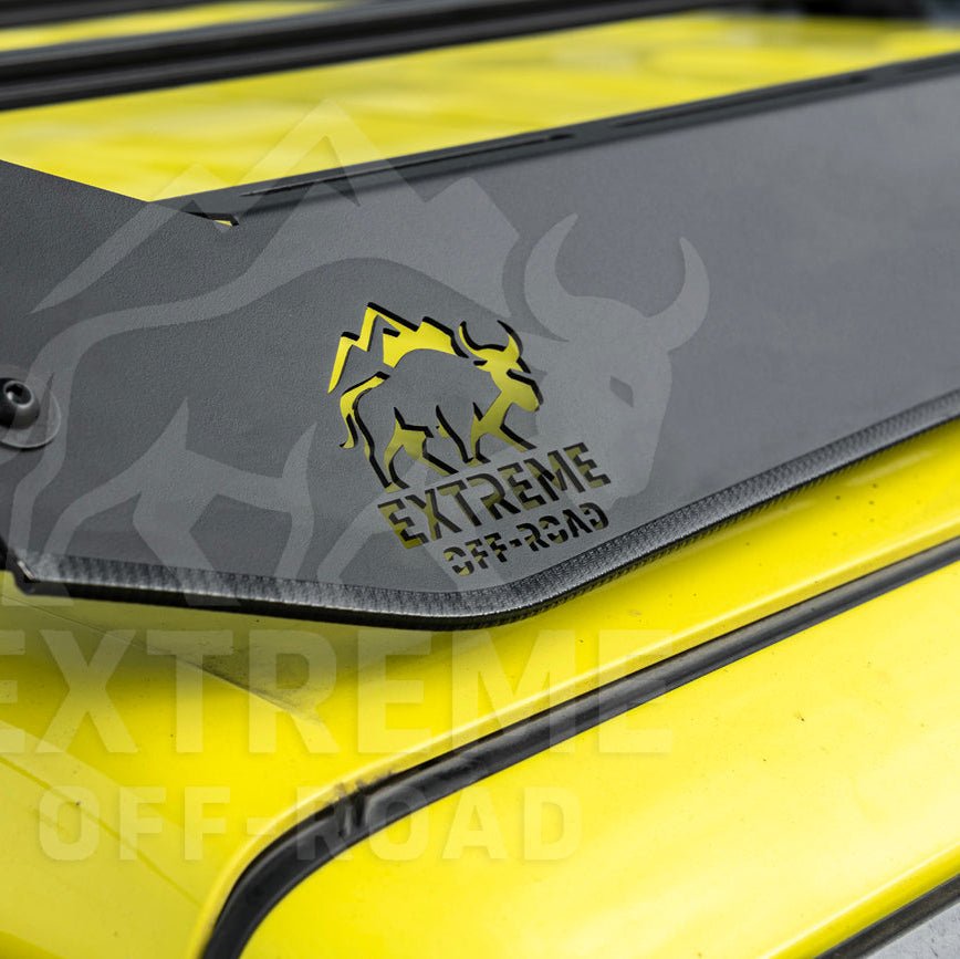 Jeep Wrangler JL Gladiator JT Carbon Steel Black Top Roof Cargo Rack 2018-Up