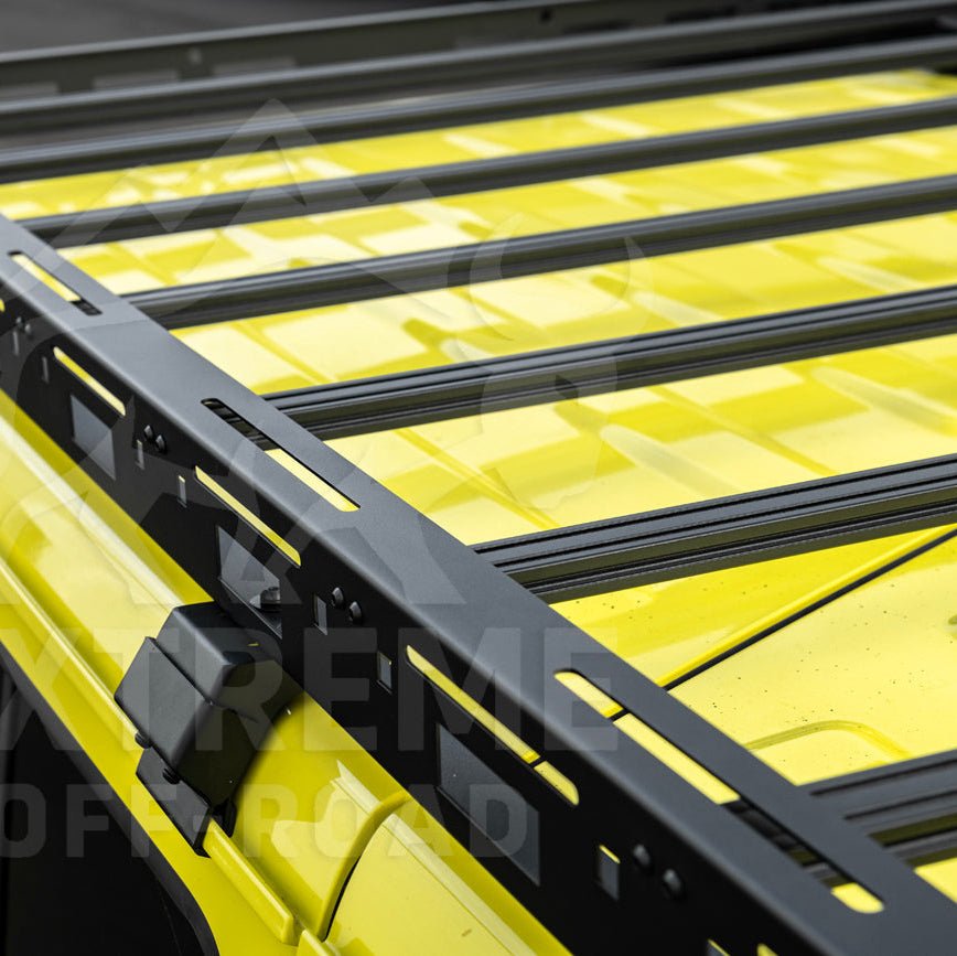 Jeep Wrangler JL Gladiator JT Carbon Steel Black Top Roof Cargo Rack 2018-Up