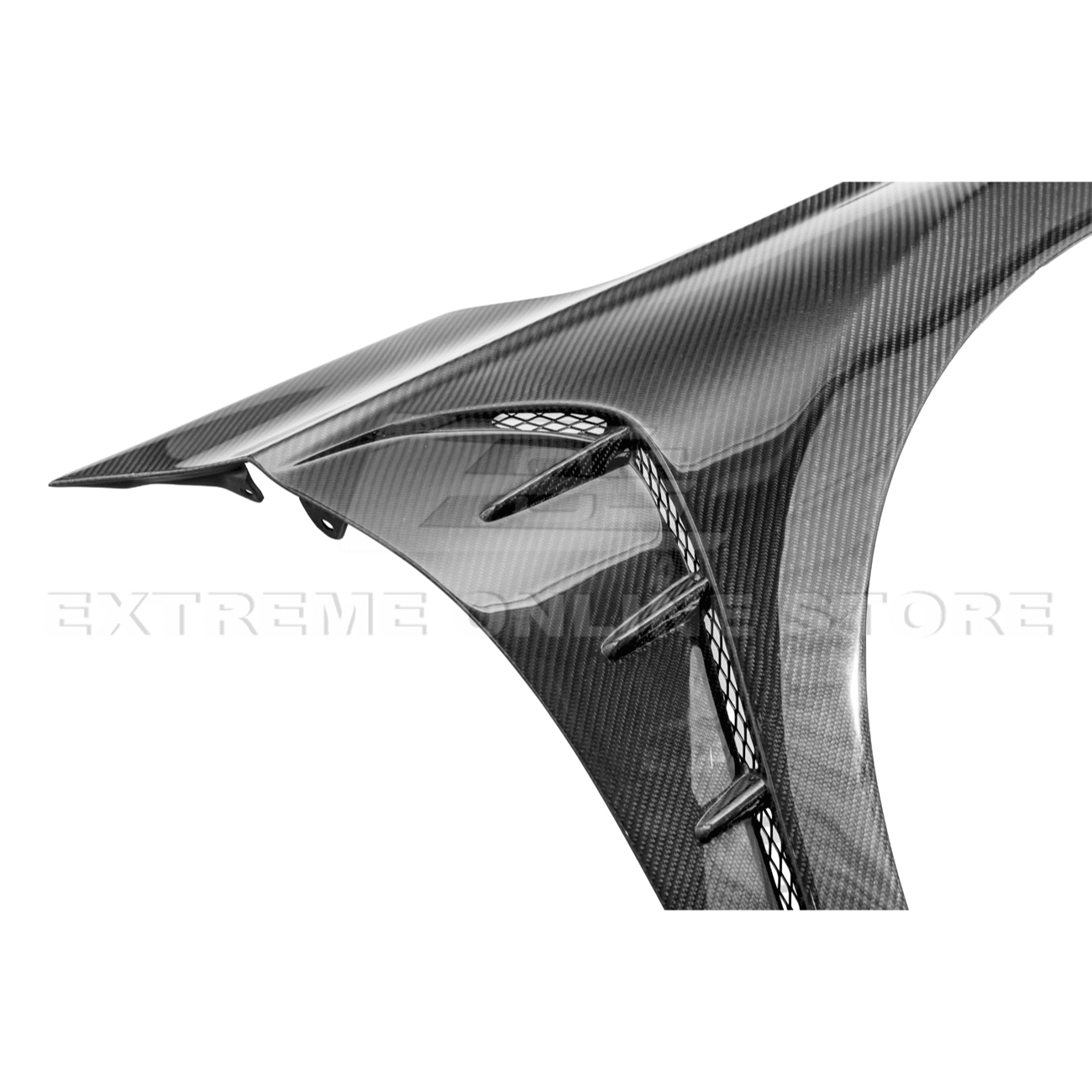 Honda Civic 11th Gen Varis Style Carbon Fiber Front Vented Hood with FL5 Fender Kit 2022-Up